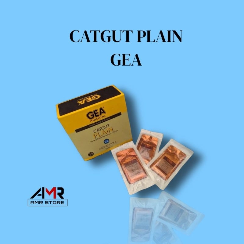 BENANG 3/0 CATGUT PLAIN / CHROMIC Merk GEA