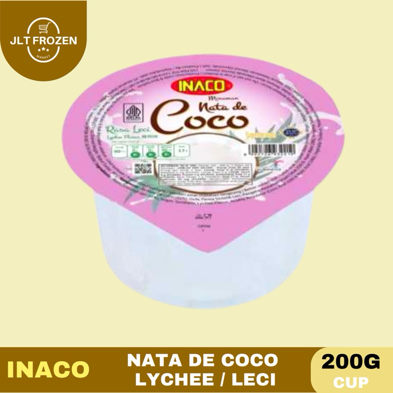 

Inaco Nata de Coco Cup Sari Kelapa Mangga/Leci/ Jeruk Selasih - 200g