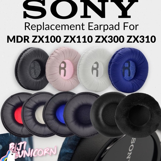 LBT Earcup Earpad Ear Cushion Headphone Sony MDR ZX1 ZX11 ZX3 ZX31 Busa Bantalan Foam  Baru