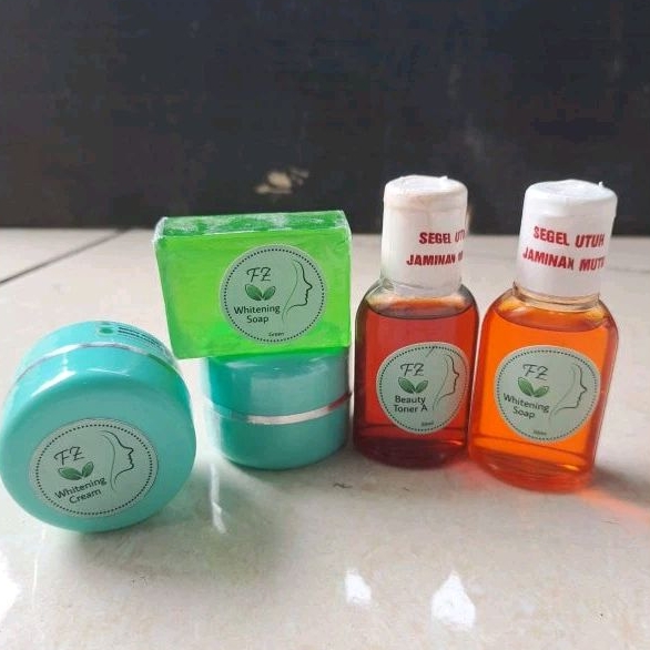 Fz Skincare Whitening Cream Paket Mini 15gr