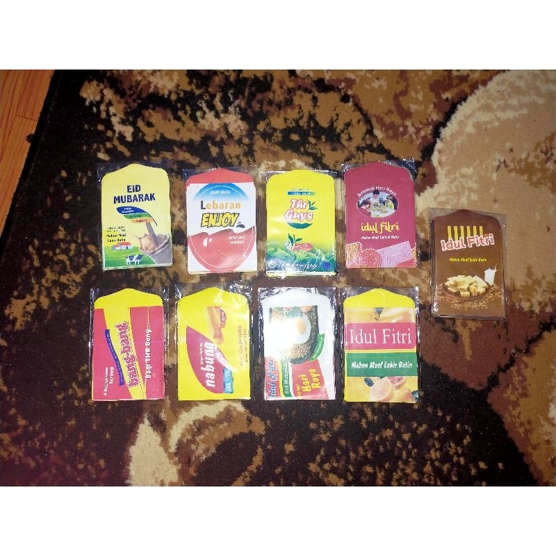 

Amplop Medium Motif Snack (acak)