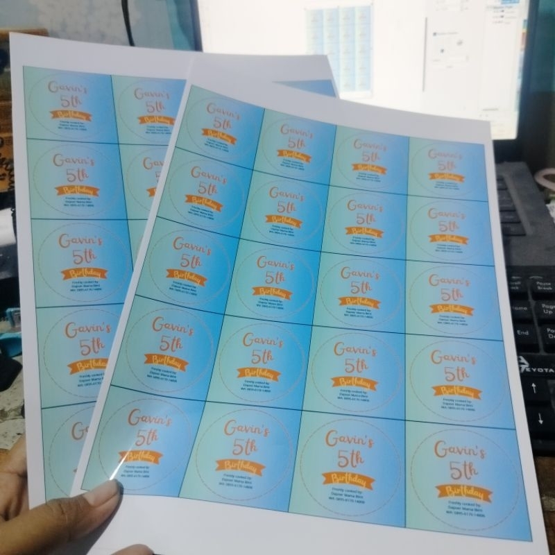 

stiker makanan