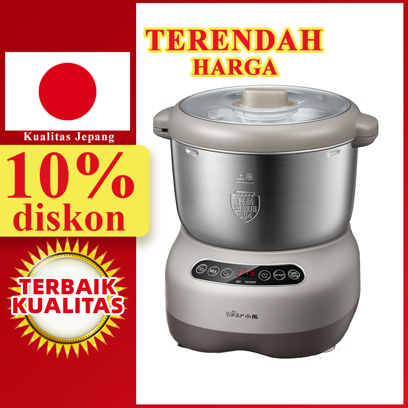 LAHOME Bear Pengaduk Adonan Pengaduk Adonan Pengaduk Adonan Electric Mixer Baking Stand Mixer 7L