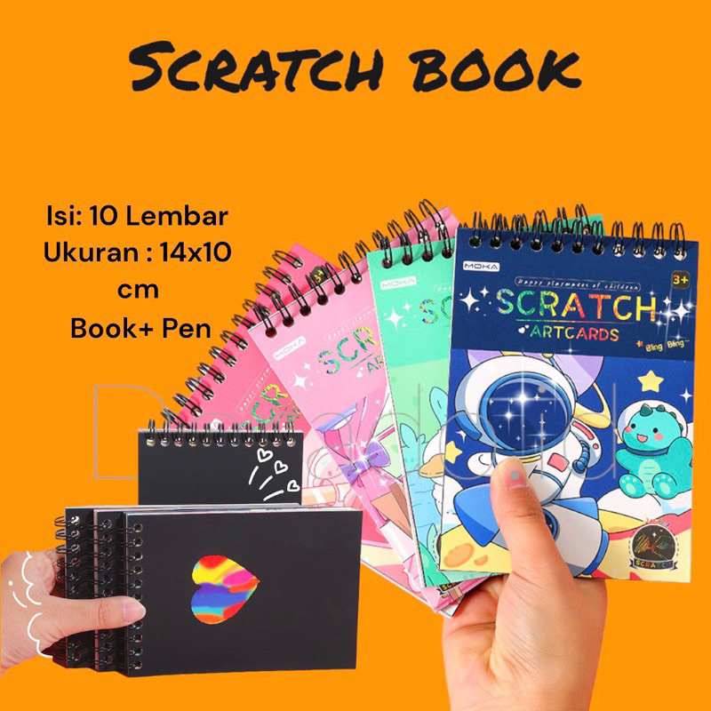 

Scratch Book Artcards mini / Buku Gambar Magic Warna Colourful