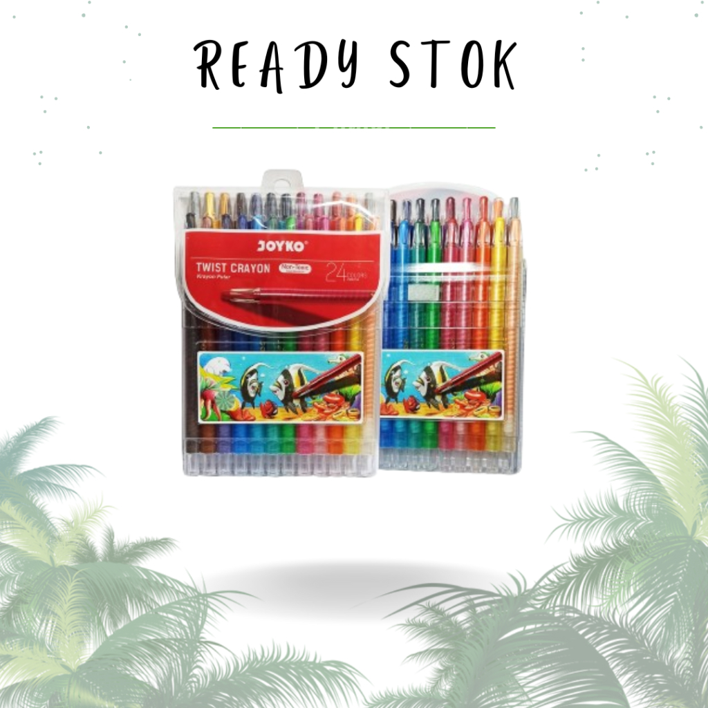 

Crayon Putar TWCR-24S Joyko / Krayon Putar / Oil Pastel