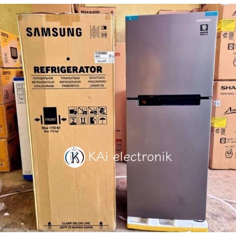 kulkas 2 pintu samsung RT19M300BGS/SE 203 Liter INVERTER
