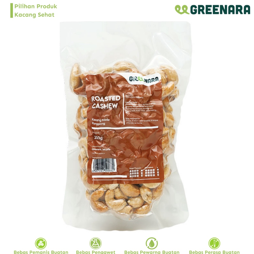 

VIRAL Greenara Kacang Mede Panggang 25gr Roasted Cashew