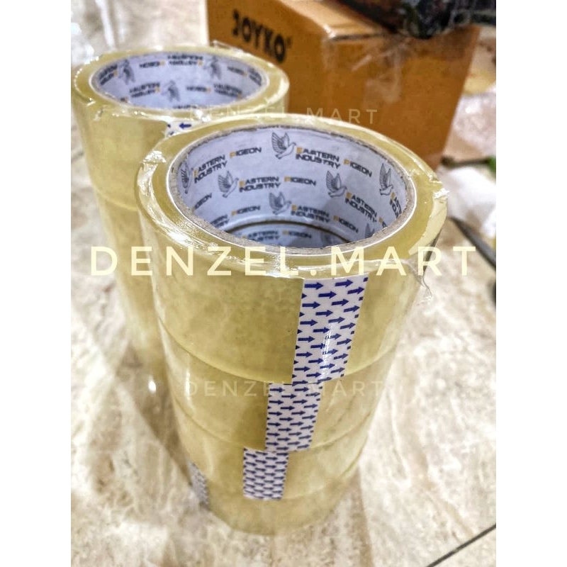 

Lakban bening coklat murah Pigeon Tape 70 yard 45 mm isolasi selotip tebal