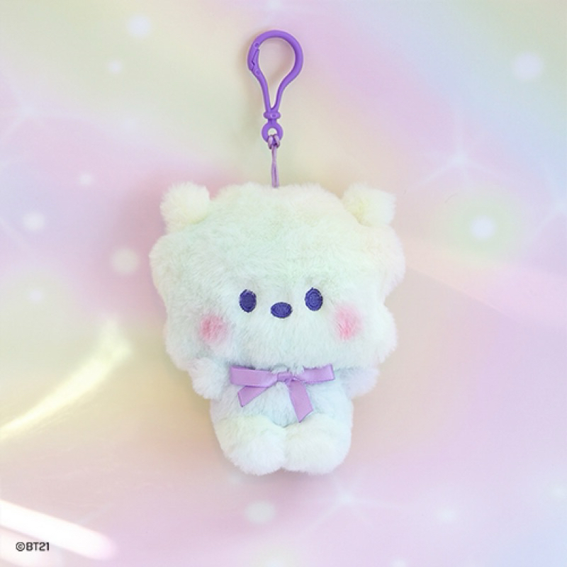(PO KOREA) BT21 MININI - DOLL KEYRING RAINBOW OFFICIAL