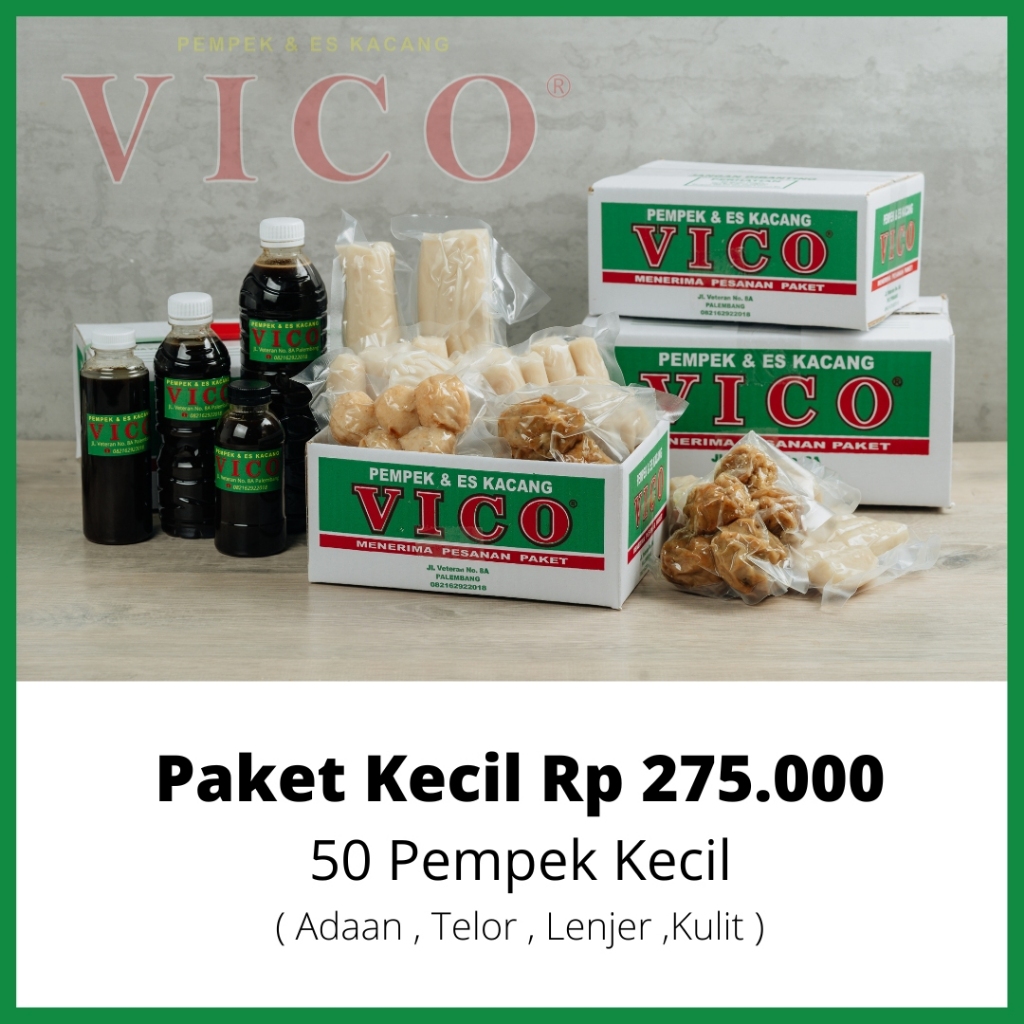 

Pempek Paket Kecil 50 - Pempek Vico