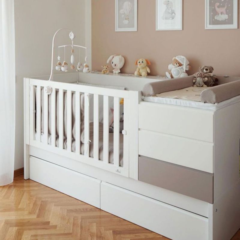 tempat tidur bayi+kasur atas bawa/ box bayi/ ranjang bayi/ kasur bayi