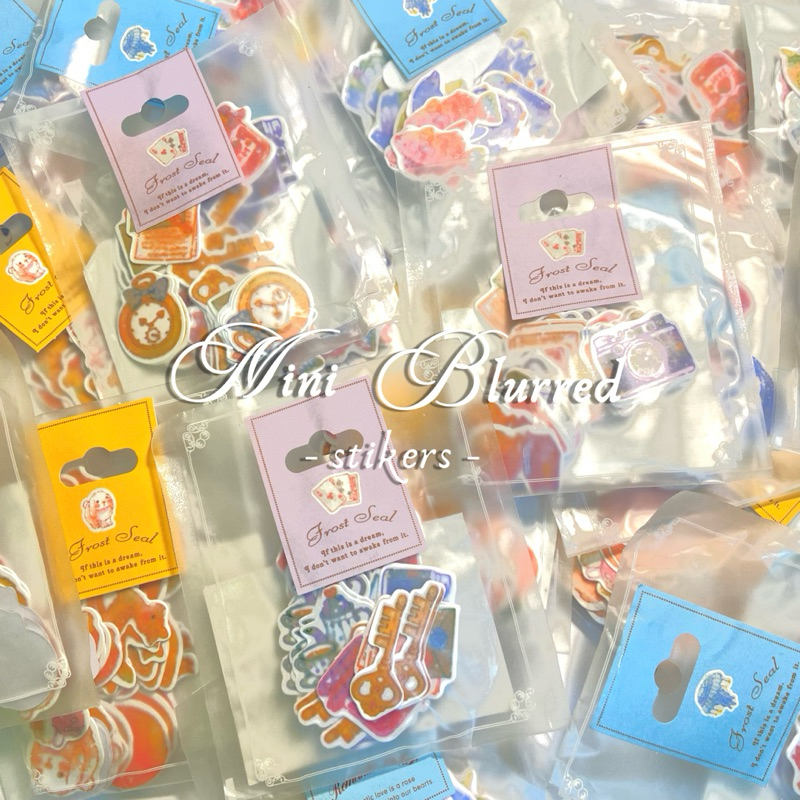 

[BACA DESKRIPSI] BUY 1 GET 1 STICKER JOURNAL MINI STICKER SET FILTER BLUR BIOTA LAUT FAIRY CORE 70pcs