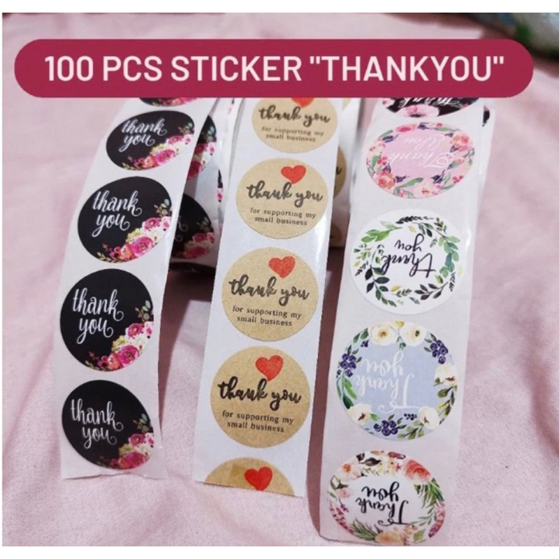 

STIKER THANK YOU 500pc