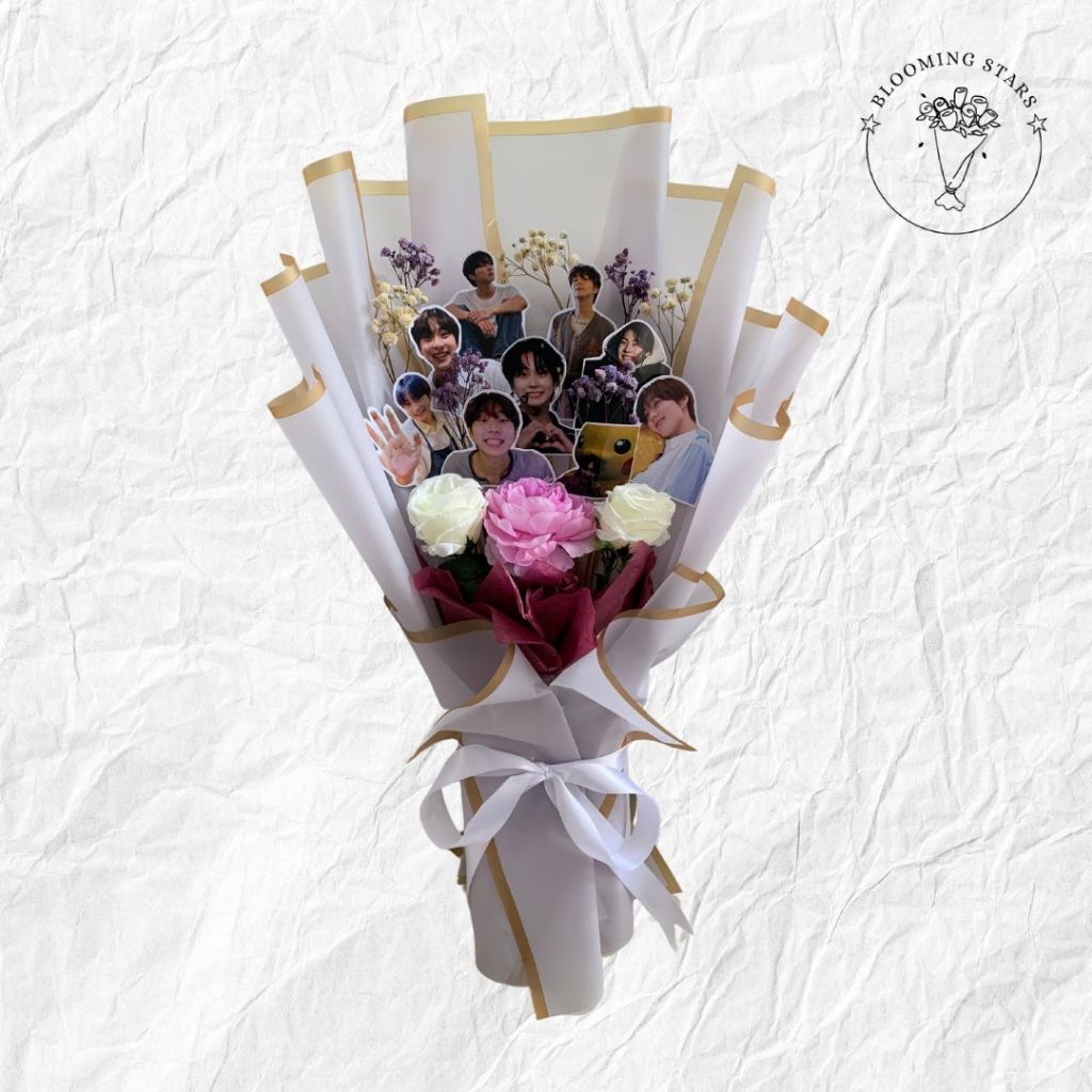 [FOTO DAN BUNGA] CUSTOM BUKET FOTO ARTIS / KPOP / IDOL / PRIBADI || PHOTO BOUQUET
