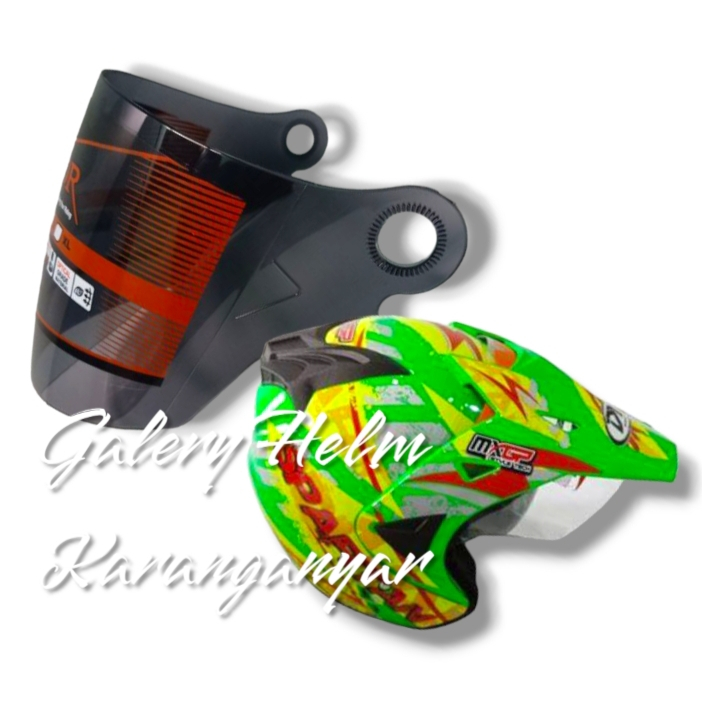 (TKC) Kaca Helm DYR SEMI CROSS series all Varian