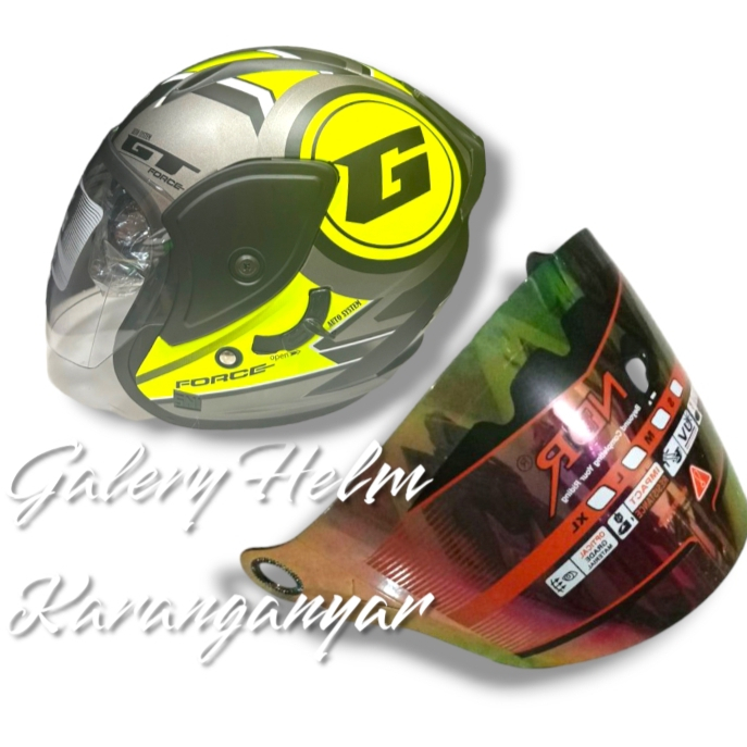 (TKC) Kaca Helm GHM REVO GT FORCE series all Varian