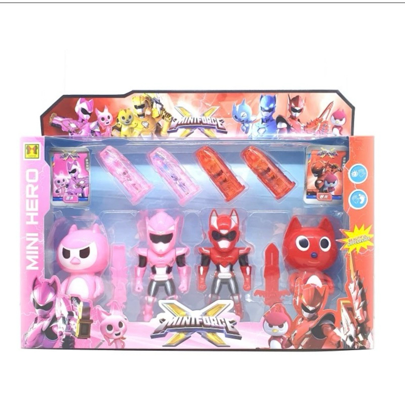 MAINAN ANAK MINIATUR MINI X MINIFORCE MINI HERO ROBOT - MAINAN BAYI KADO HADIAH MINIATUR