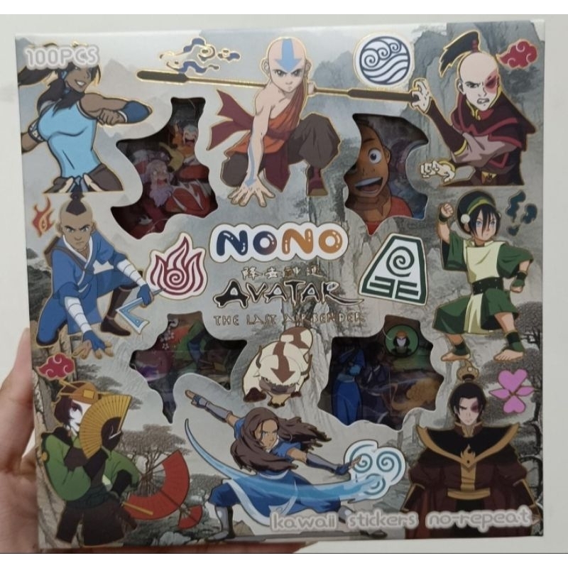 

Stiker Avatar Waterproof Stiker Nono Box Isi 100 Lembar Motif Kartun Lucu Anti Air