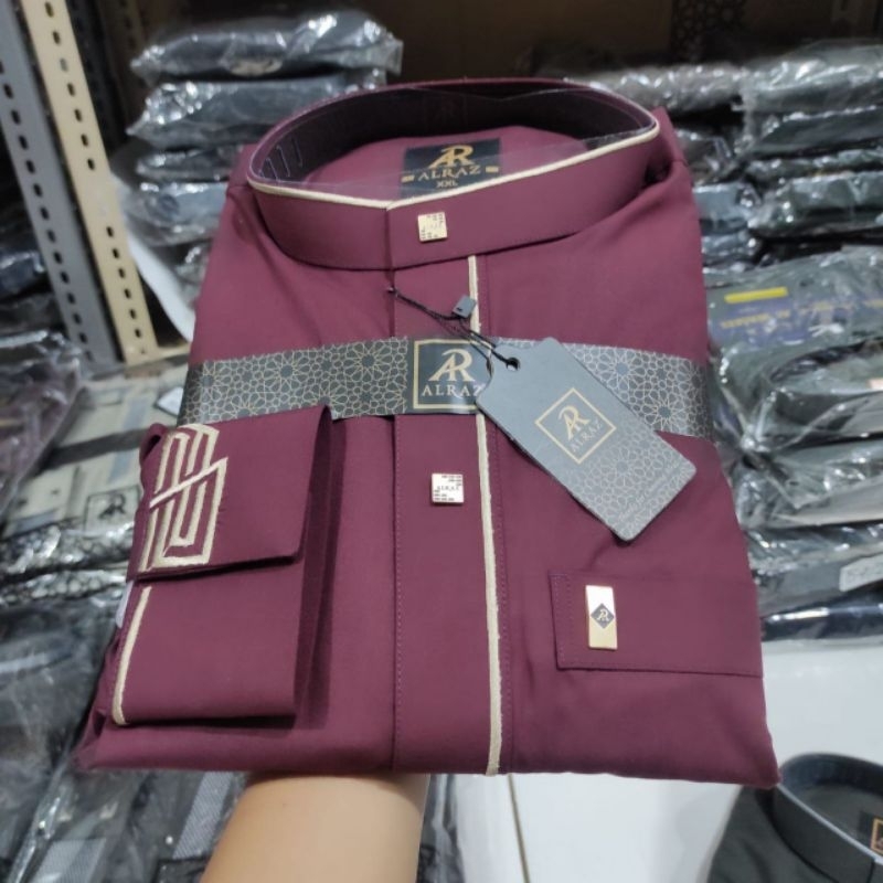 Jubah Al Raz Premium Azzuhri Jubah Alraz Manset