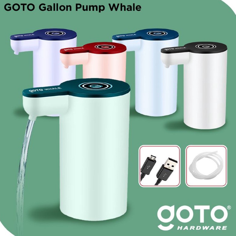 Dmj Goto Whale Pompa Galon Dispenser Air Minum Charge USB