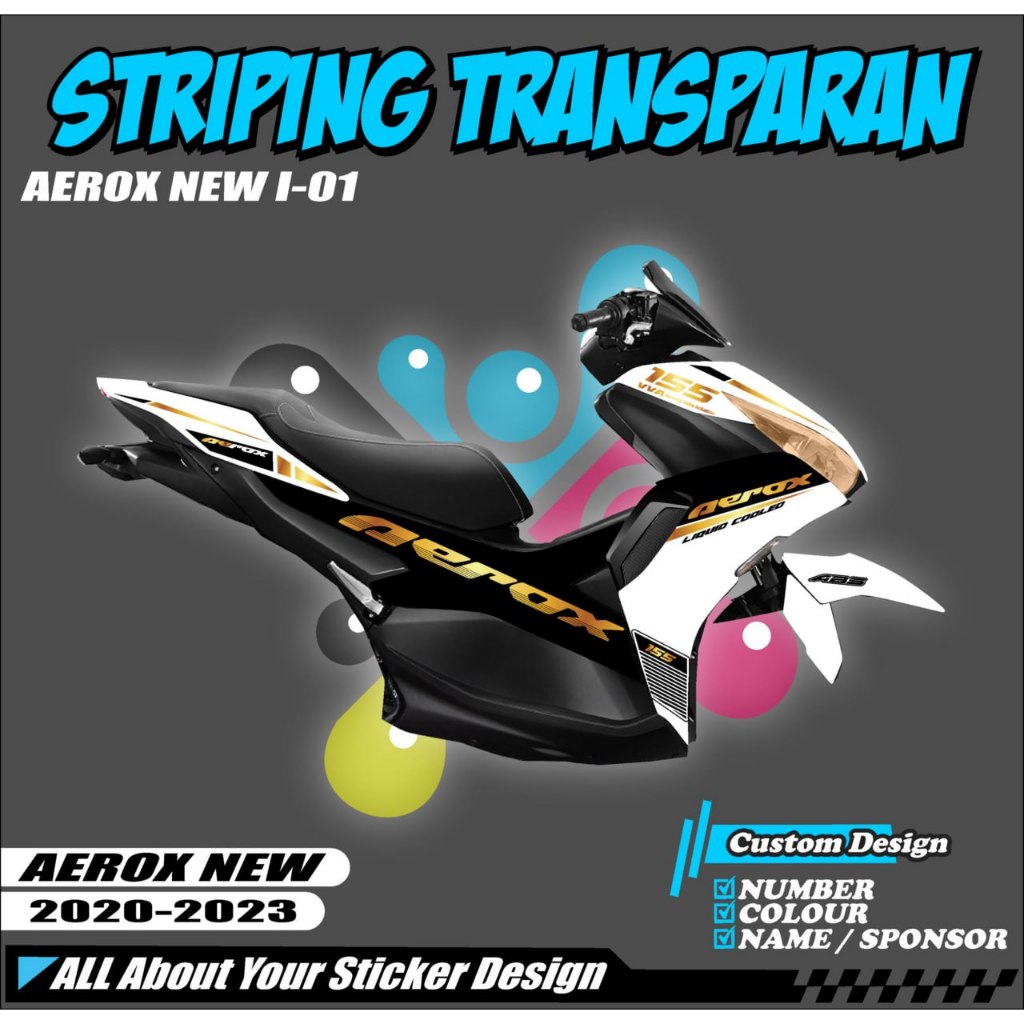 TICKER STRIPING TRANSPARAN AEROX NEW CONNECTED 2022-2023