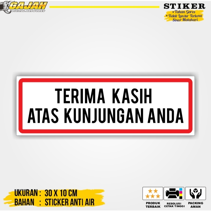 

Stiker Terima Kasih Atas Kunjungan Anda