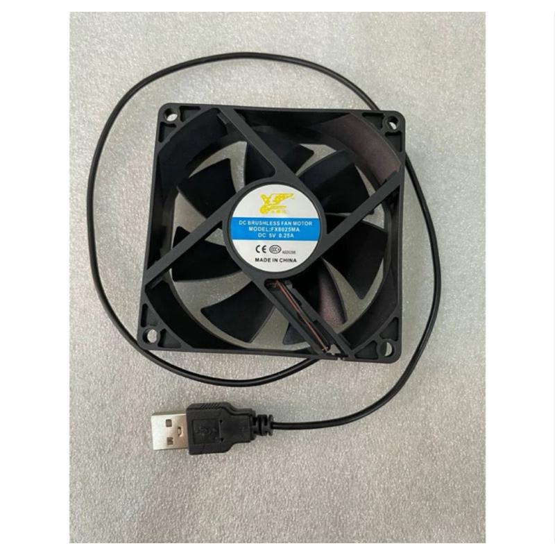 Fan DC 5V 8cm USB 5 volt 8x8 GB Fan STB