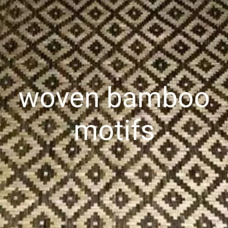 Anyaman bambu motif 100 cm x 5 mtr| | Gedek bambu | Bilik