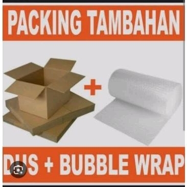 

TAMBAHAN BUBLE DAN DUS PACKING BIAR AMAN