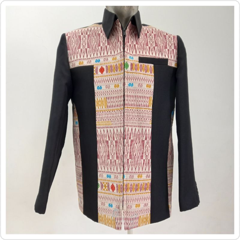 Jas jaket ulos / Jas Semi Formal Jaket Ulos Sumatera / Jasket formal ulos