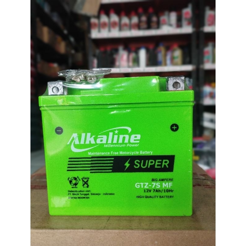 Aki Motor Alkaline GTZ7S Full Kering