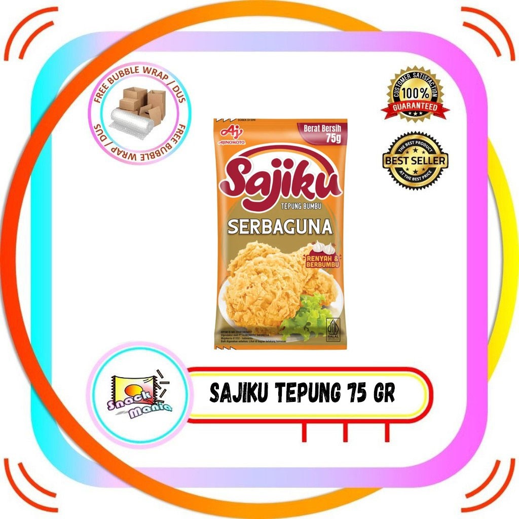 

Sajiku Tepung Bumbu Serba Guna ~ 75 gr