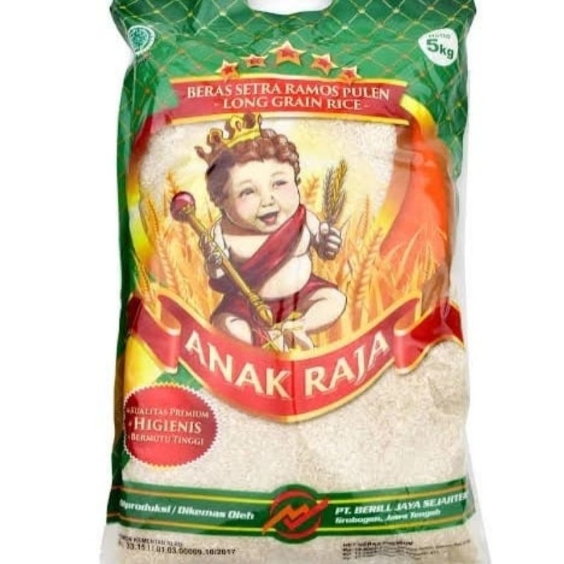 

Beras 2 × 5Kg Cap Anak Raja