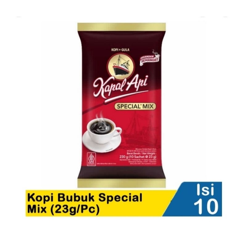 

Kopi Kapal Api Bubuk Spesial Mix 10X23g