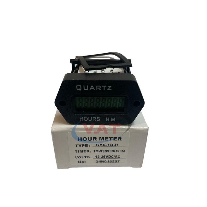 hour meter SYS-1D-R Quartz hour meter digital
