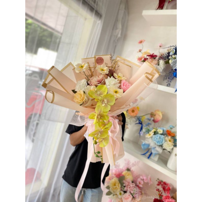 Buket Bunga ARABELA / Buket Bunga / Buket Bunga Palsu / Buket Makassar / Buket Murah Makassar