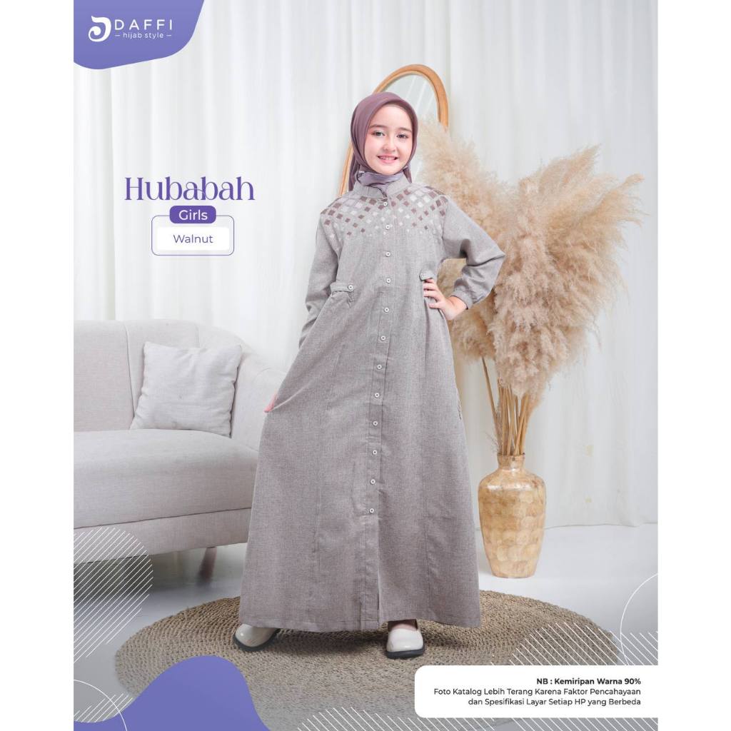 GAMIS DAFFI HUBABAH GIRL ANAK FAMSET FAMILY SET LEBARAN 2024 DISTRIBUTOR HIJAB SIDOARJO