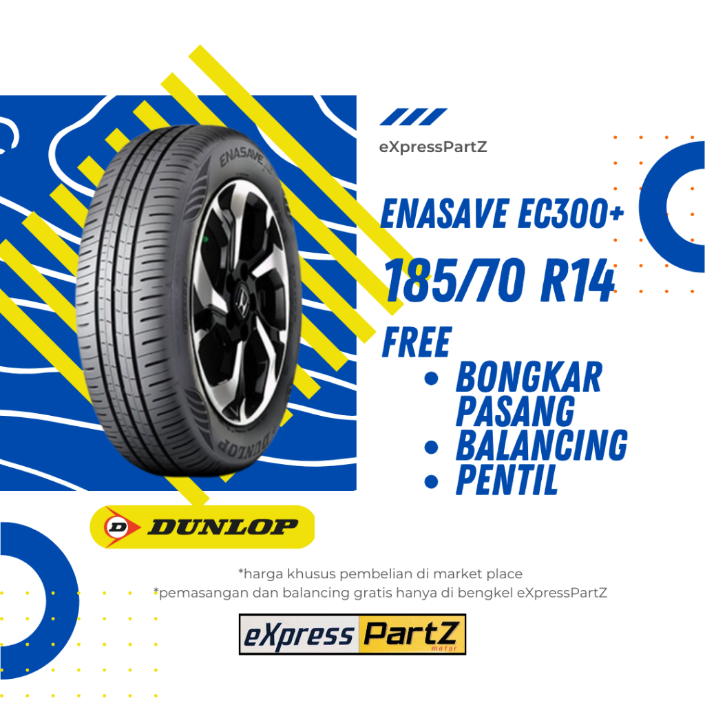 Dunlop 185/70 R14 Enasave Ec300 Avanza/Xenia