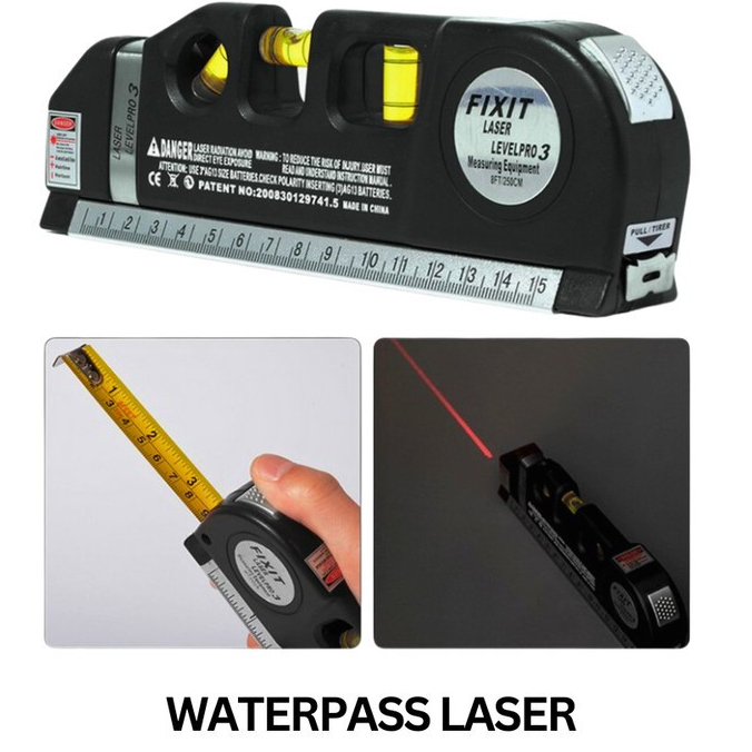 WATERPAS LASER / METERAN LASER / WATERPASS/PENGUKUR DIMENSI/ALAT UKUR/METERAN/waterpas alat ukur tuk