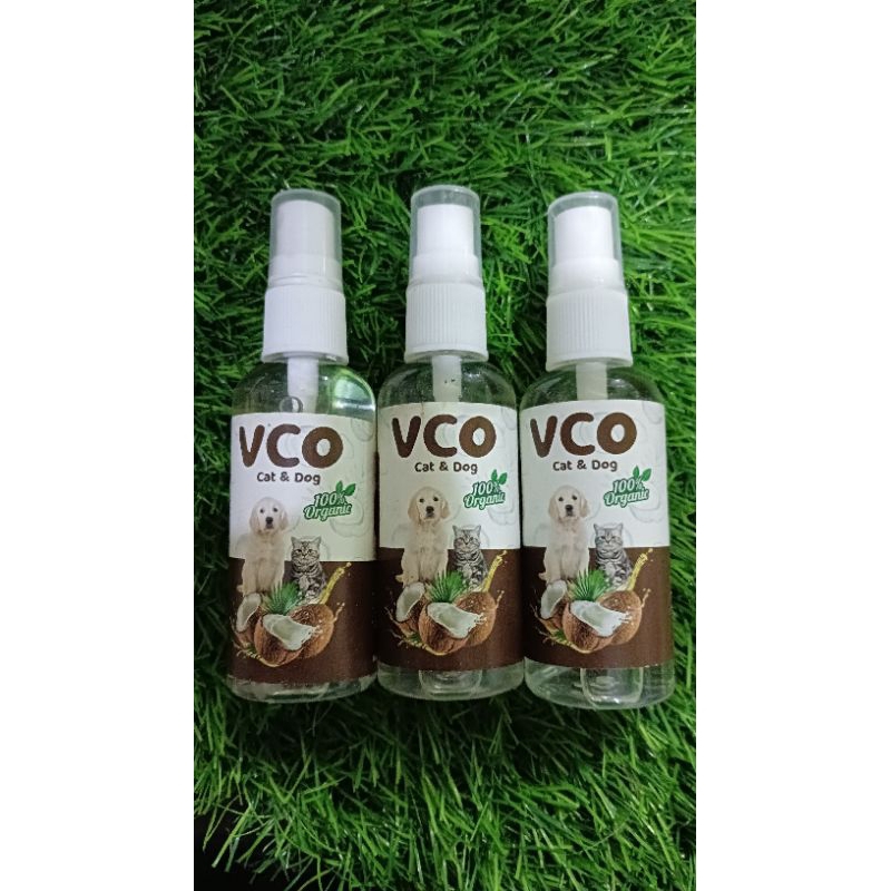 VCO Virgin Coconut Oil Spray 60ml. Minyak VCO Obat Jamur Kucing & Anjing Spray