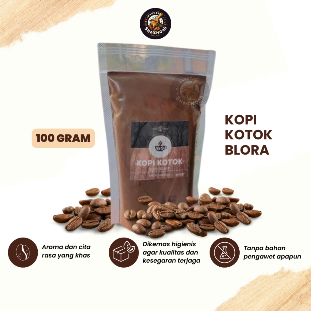 

Kopi Kotok Asli Ngisor Jati 10gr Bubuk Kopi Kothok Khas Cepu Blora Kualitas Premium