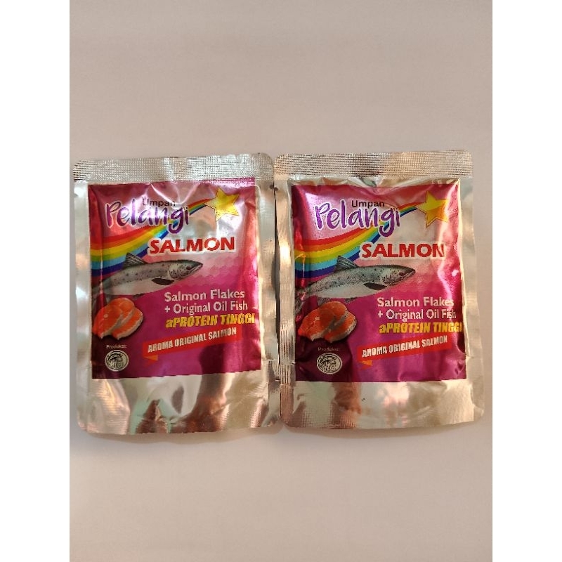 Umpan pelangi salmon