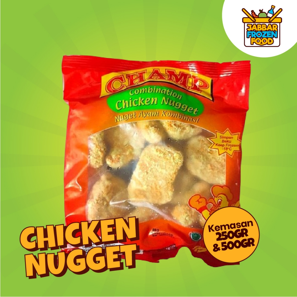 

CHAMP Chicken Nugget Naget Ayam 250gr & 500gr