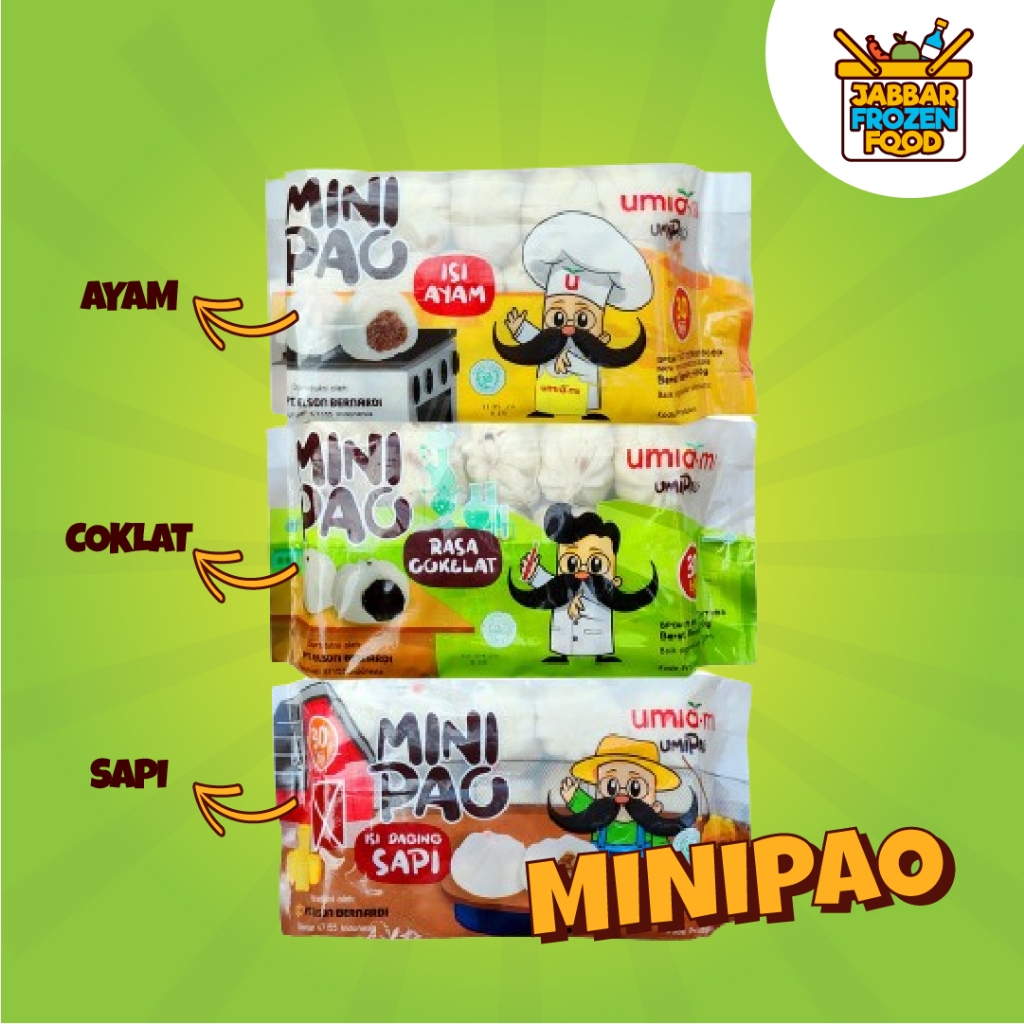 

Mini pao Rasa Coklat/Strawberry/Ayam Mini Pao UMIA-MI isi 30pcs