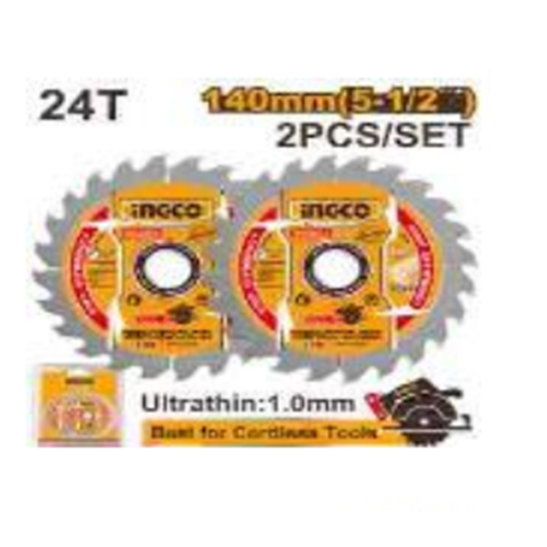 Mata Circular Saw 5 inch 24T Ultra-thin TCT saw blade set TSB1403