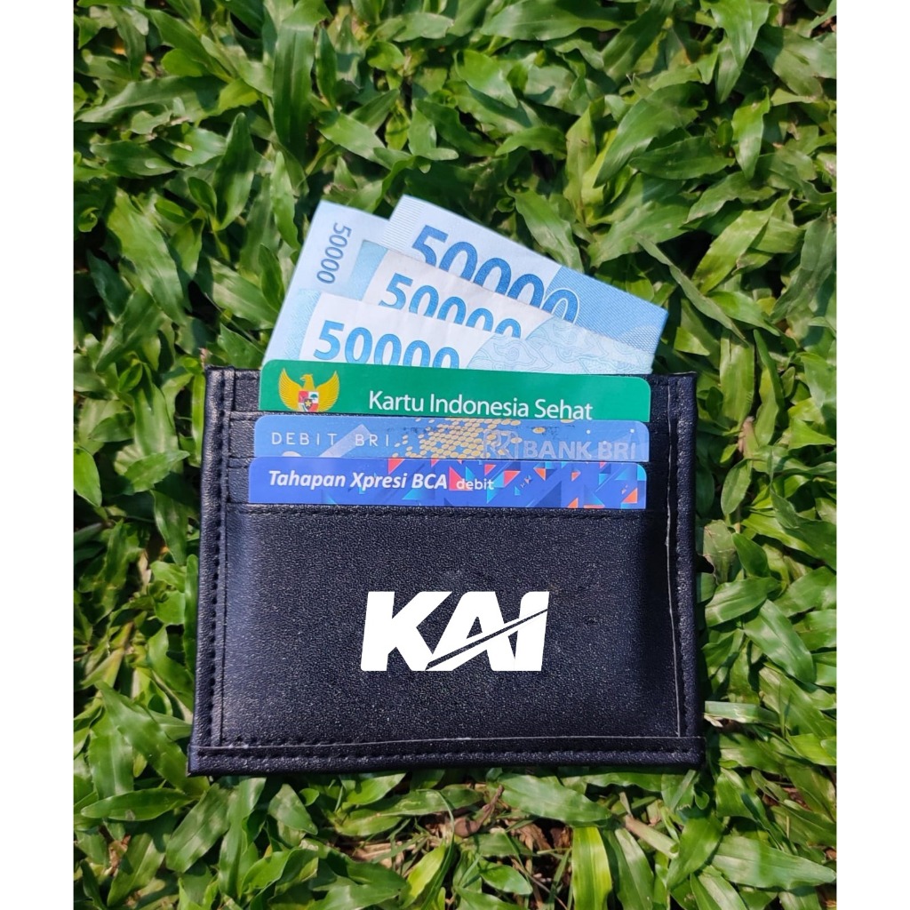Dompet Card Holder Logo Perusahaan BUMN Akhlak/PELNI/KAI/Telkom Indonesia/Pupuk Indonesia