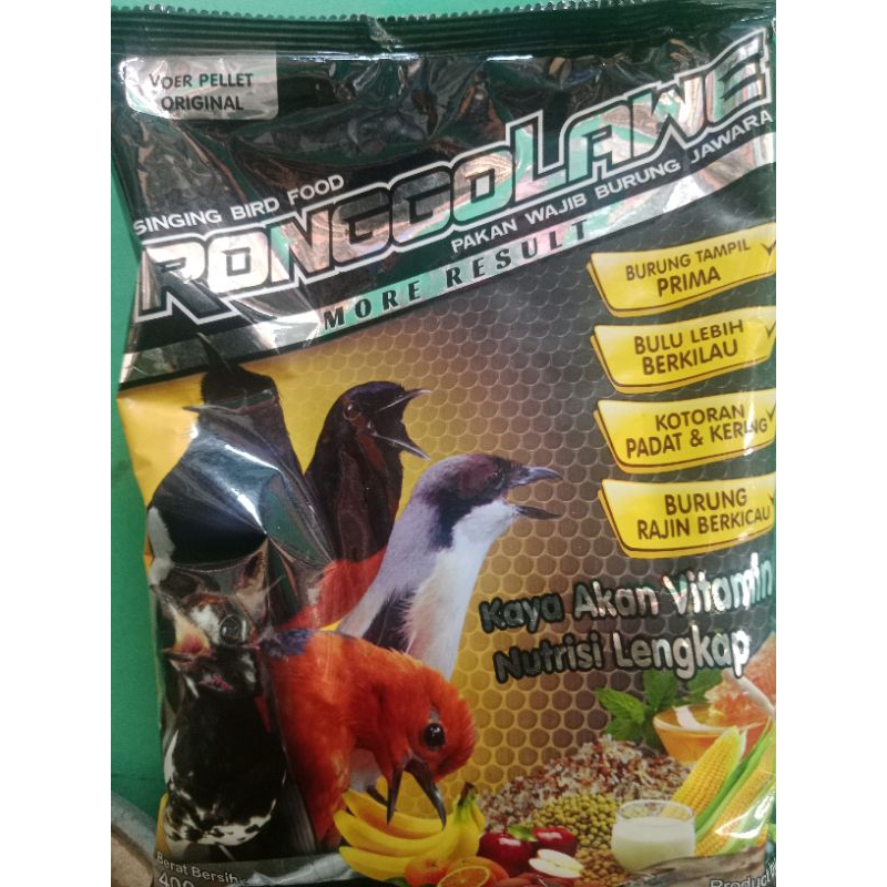 MAKANAN BURUNG RONGGOLAWE COKLAT