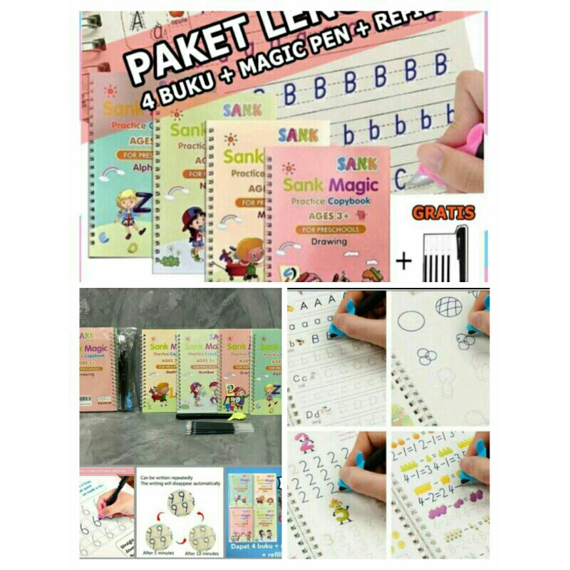 

buku ajaib sanck magic paket lengkap