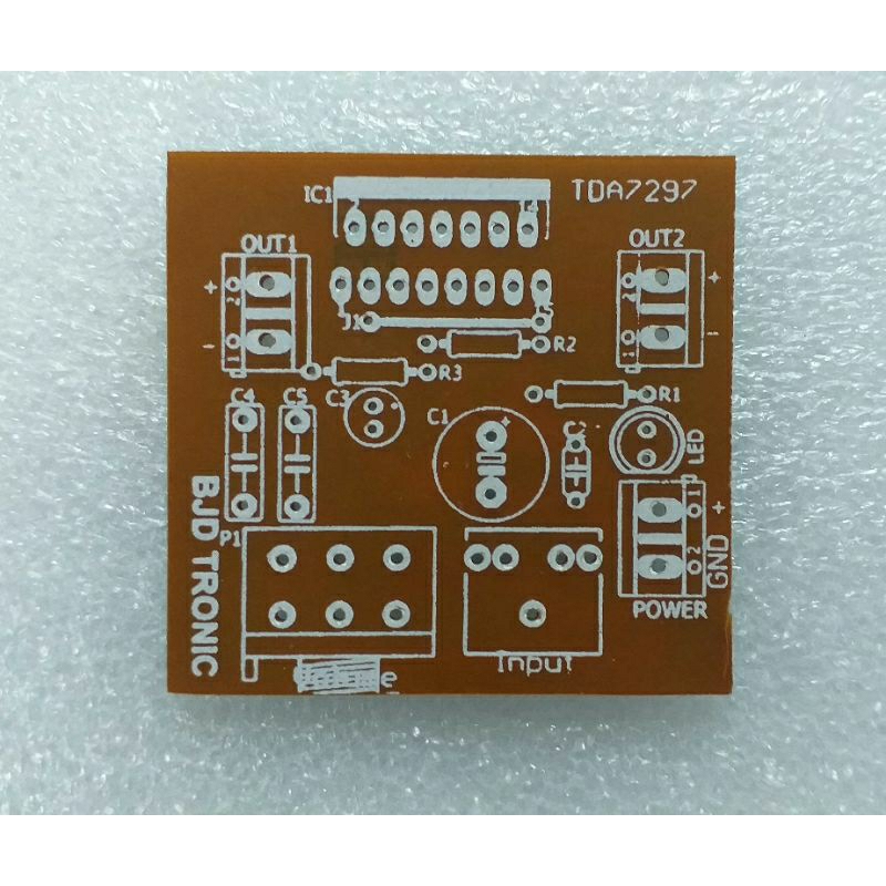 pcb tda7297 ampli stereo