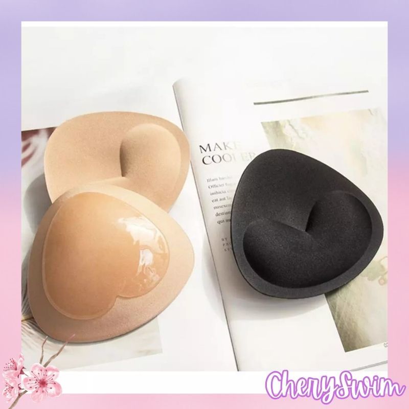 {CHERY SWIM} 4010 Bikini Push-up Pad Bra Pads Magic Sponge Breast Pad Volume Up Invisible Boobs Wate